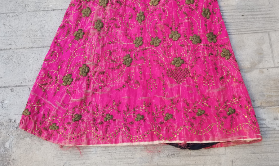 OSMANLI DÖNEMİ SIRMA İŞÇİLİKLİ NADİR KINA ETEĞİ