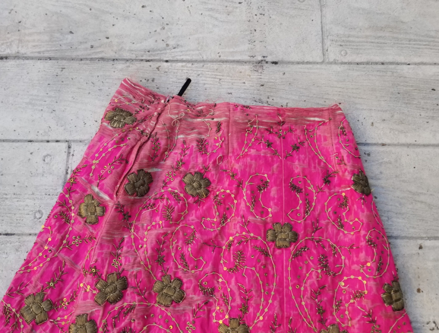 OSMANLI DÖNEMİ SIRMA İŞÇİLİKLİ NADİR KINA ETEĞİ