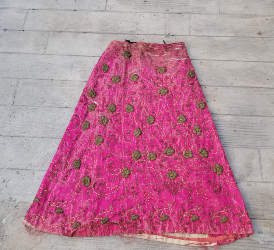 OSMANLI DÖNEMİ SIRMA İŞÇİLİKLİ NADİR KINA ETEĞİ