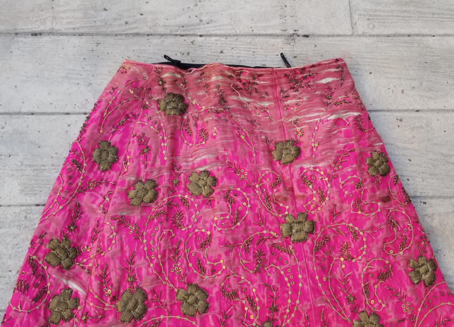 OSMANLI DÖNEMİ SIRMA İŞÇİLİKLİ NADİR KINA ETEĞİ