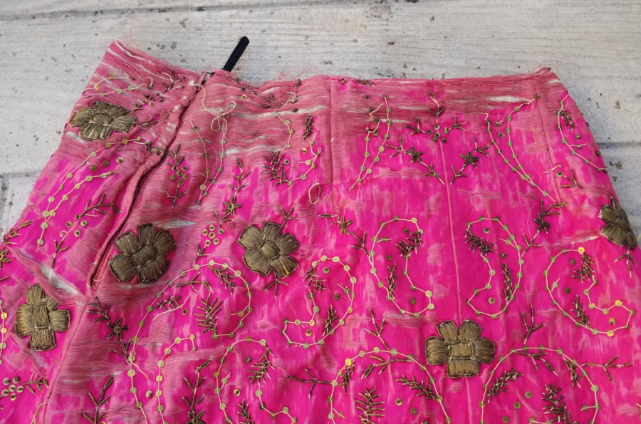 OSMANLI DÖNEMİ SIRMA İŞÇİLİKLİ NADİR KINA ETEĞİ