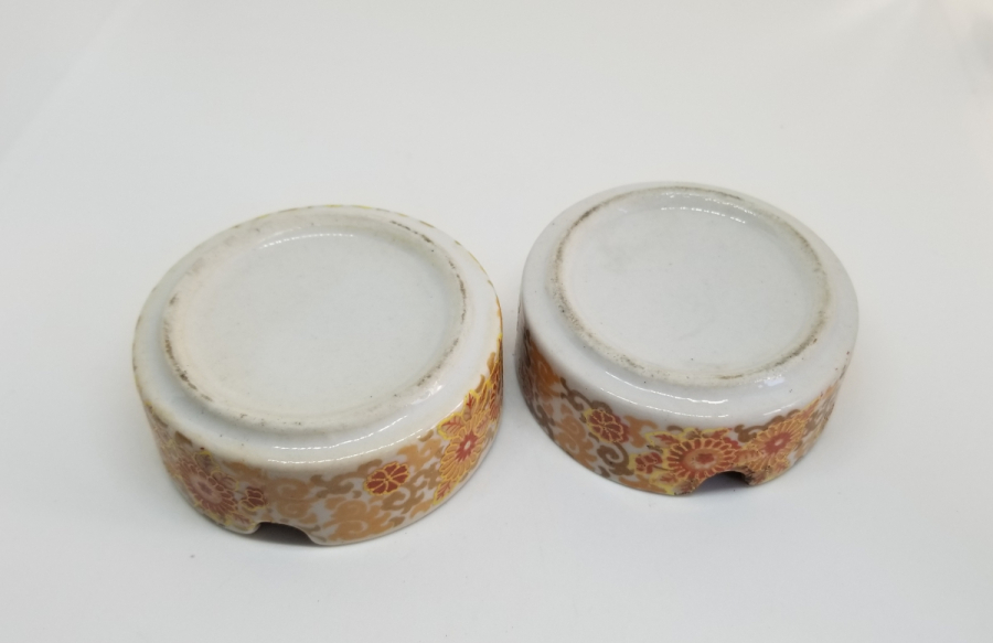 ANTİKA ÇİFT PORSELEN KÜLLÜK