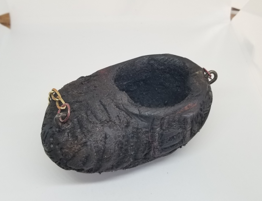 EL YAPIMI ANTİKA AHŞAP KEŞKÜLÜ FUKARA