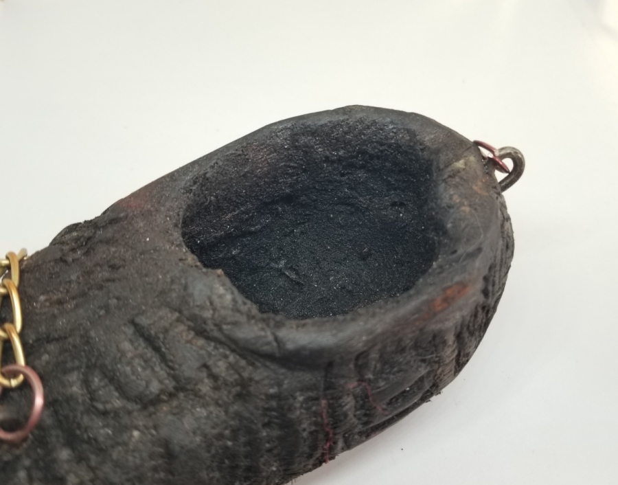 EL YAPIMI ANTİKA AHŞAP KEŞKÜLÜ FUKARA