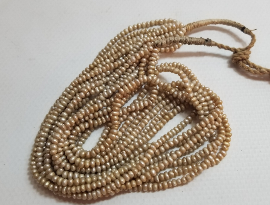 OSMANLI DÖNEMİ BÜYÜK BOY TAM TUR İNCİ GERDANLIK