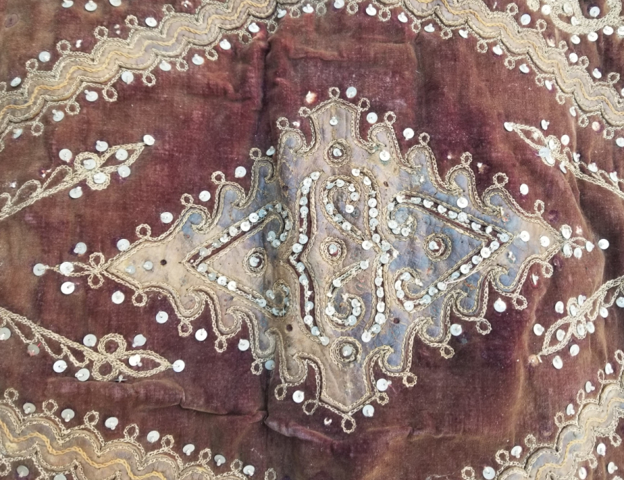 OSMANLI DÖNEMİ SIRMA İŞÇİLİKLİ NADİR BEY İŞİ BEŞİK