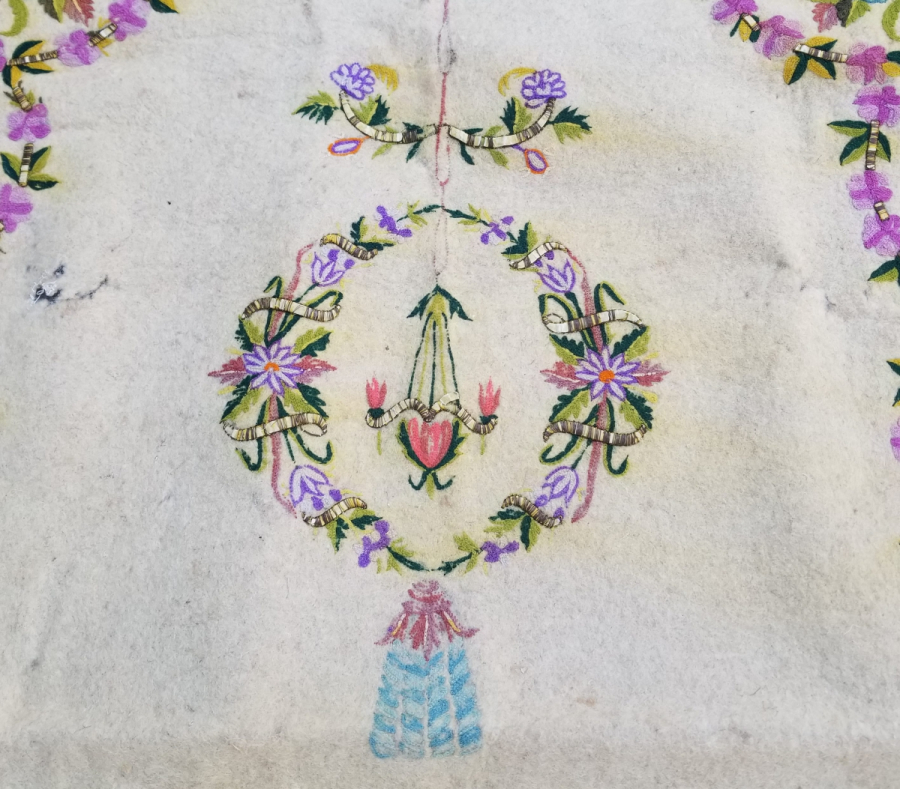 OSMANLI DÖNEMİ TEKKE İŞİ KEÇE SECCADE