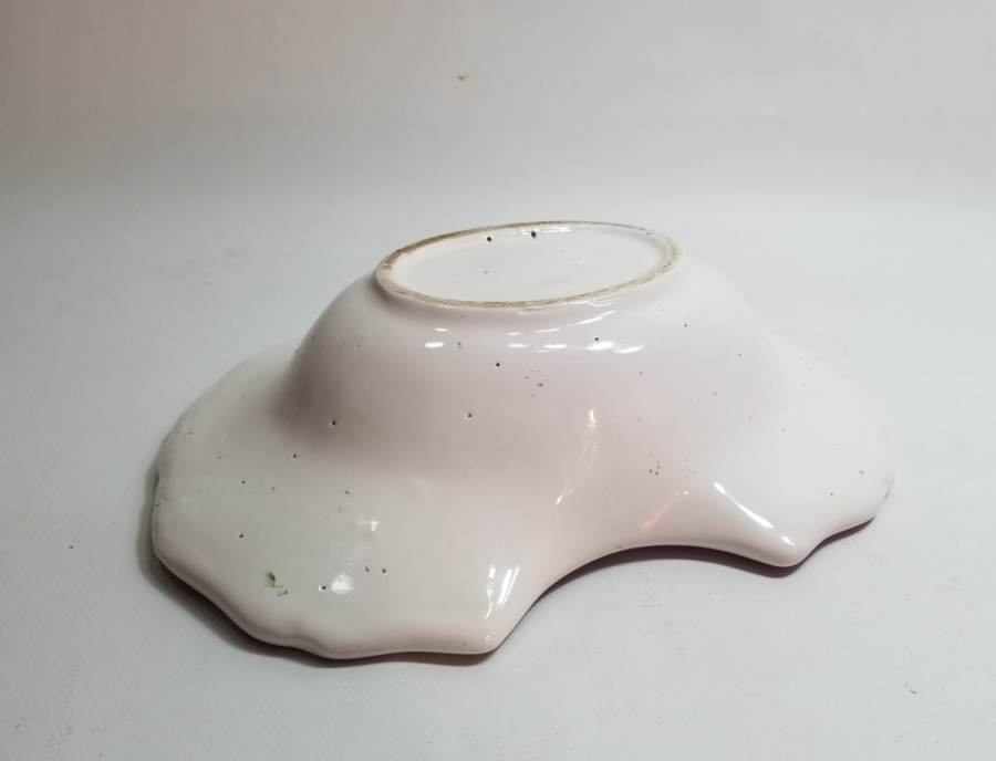 OSMANLI DÖNEMİ PORSELEN HOROZLU BERBER TASI