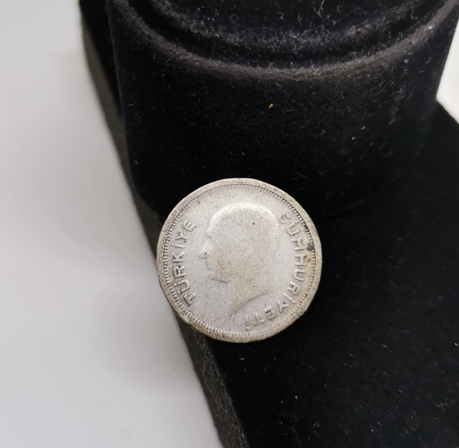 1936 YILI GÜMÜŞ 25 KURUŞ