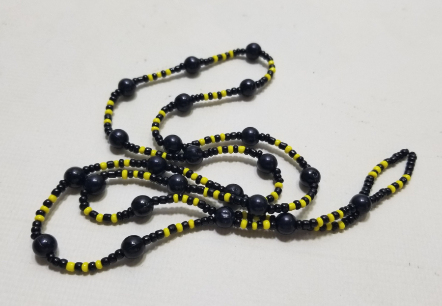 BÜYÜK BOY ANTİKA BONCUK İŞİ KOLYE