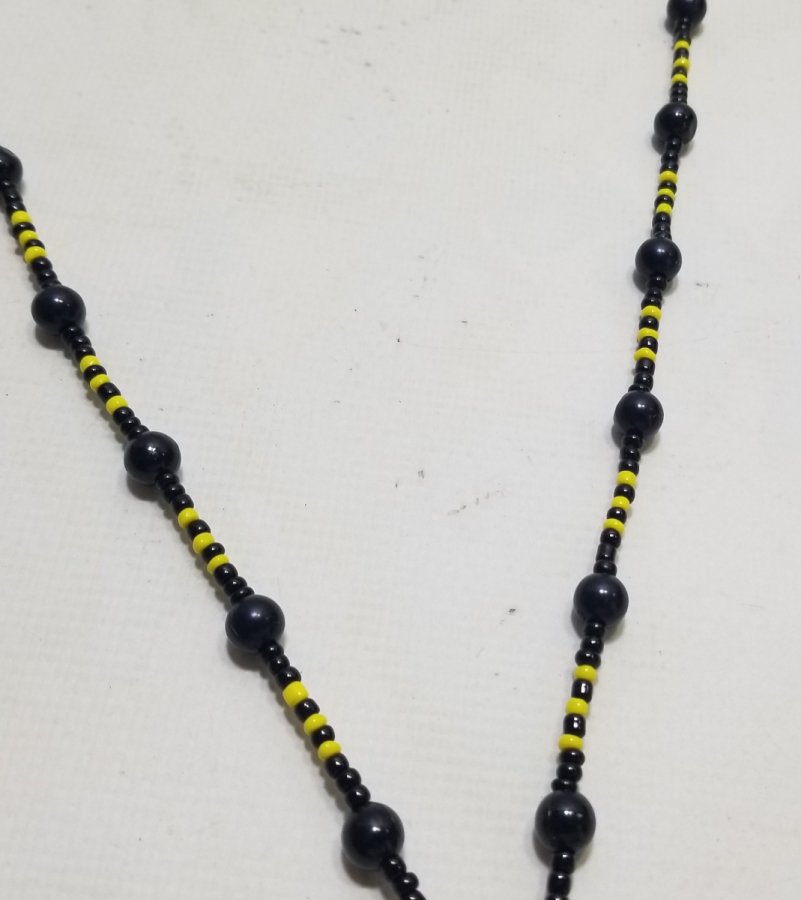 BÜYÜK BOY ANTİKA BONCUK İŞİ KOLYE