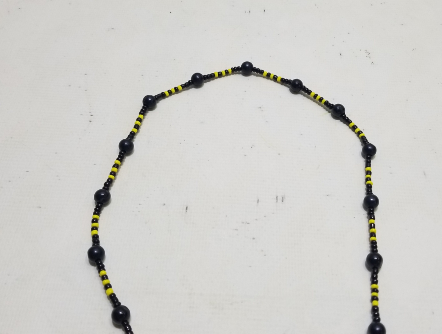 BÜYÜK BOY ANTİKA BONCUK İŞİ KOLYE