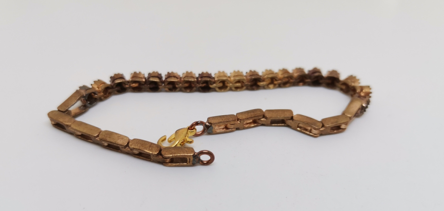 ÜZERİ ELMAS TAŞLI ÖZEL YAPIM BİLEZİK - BİLEKLİK