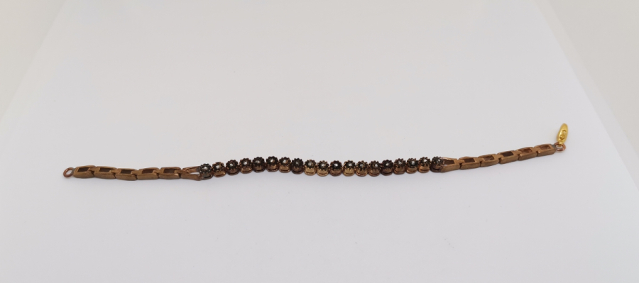 ÜZERİ ELMAS TAŞLI ÖZEL YAPIM BİLEZİK - BİLEKLİK