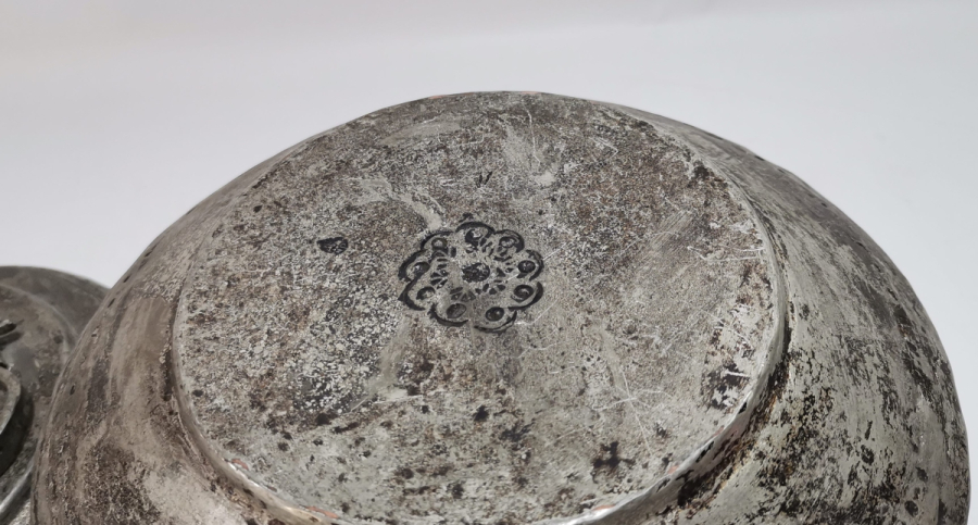 ÜZERİ OSMANLICA YAZILI MUĞLA KAVAKLIDERE İŞİ ÖZEL YAPIM BAKIR YAĞ DEPMESİ