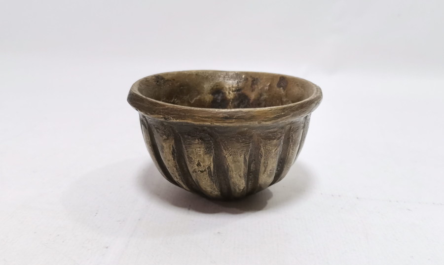 ÜZERİ OSMANLICA YAZILI OSMANLI DÖNEMİ BRONZ MACUNLUK