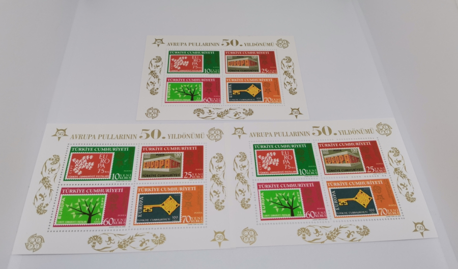 3 ADET KULLANILMAMIŞ HATIRA PUL TAKIMI