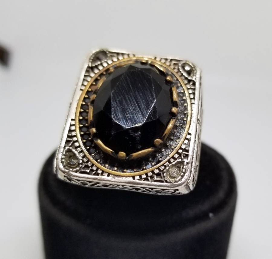 BÜYÜK BOY ÖZEL YAPIM GÜMÜŞ YÜZÜK