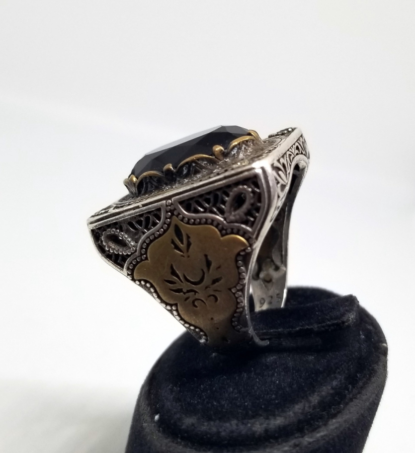 BÜYÜK BOY ÖZEL YAPIM GÜMÜŞ YÜZÜK