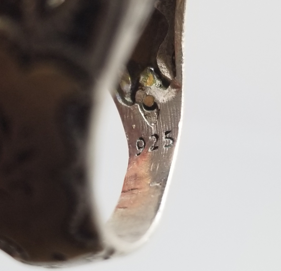 BÜYÜK BOY ÖZEL YAPIM GÜMÜŞ YÜZÜK