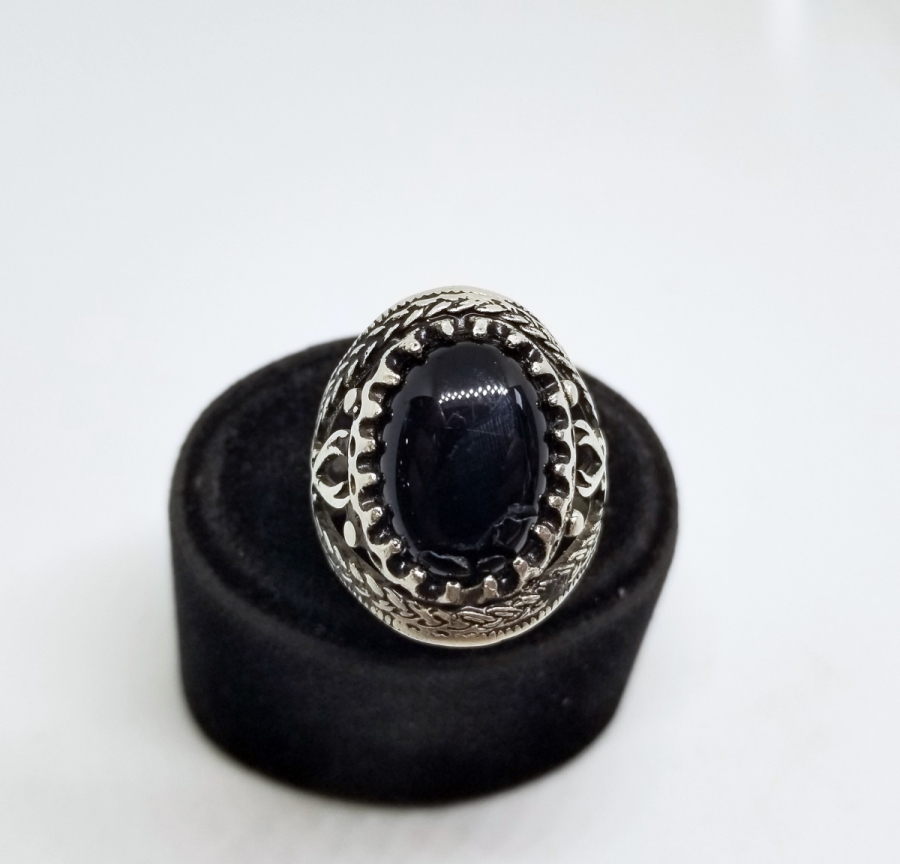 FASETA KESİM TAŞLI GÜMÜŞ YÜZÜK