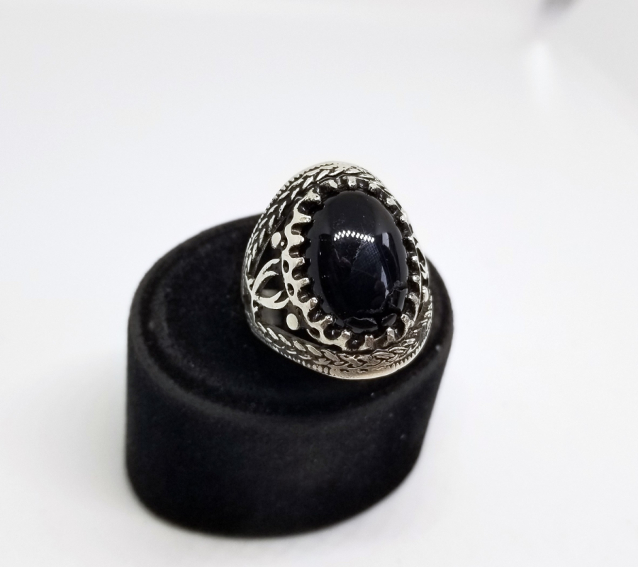 FASETA KESİM TAŞLI GÜMÜŞ YÜZÜK