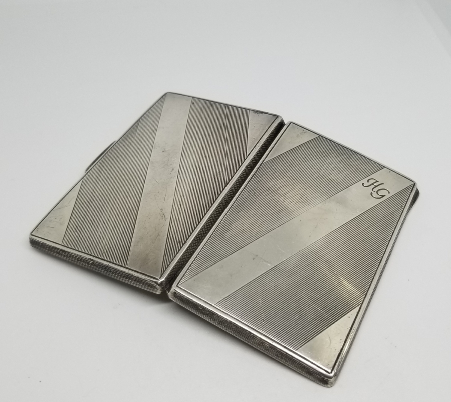 AZNAVUR İŞÇİLİKLİ GÜMÜŞ SİGARA TABAKASI