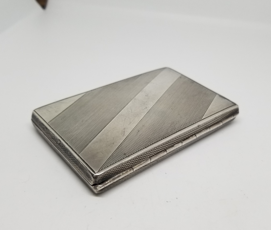 AZNAVUR İŞÇİLİKLİ GÜMÜŞ SİGARA TABAKASI