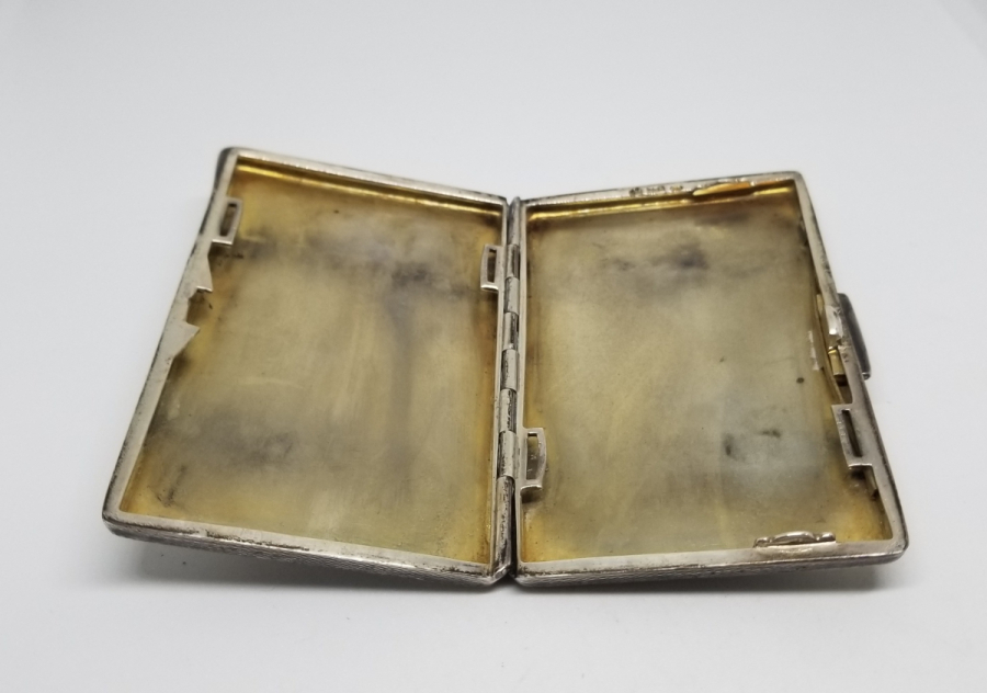 AZNAVUR İŞÇİLİKLİ GÜMÜŞ SİGARA TABAKASI