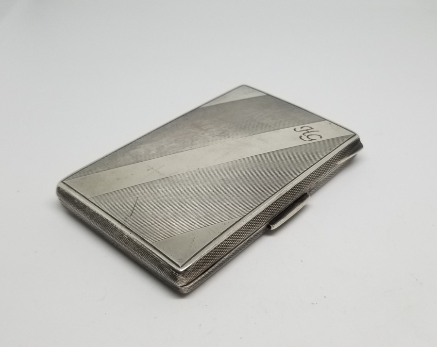 AZNAVUR İŞÇİLİKLİ GÜMÜŞ SİGARA TABAKASI