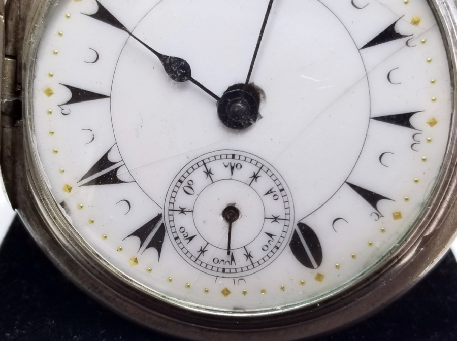 KADRANI ALTIN BEZELİ ÖZEL YAPIM AVCI KASA LONGINES CEP SAATİ