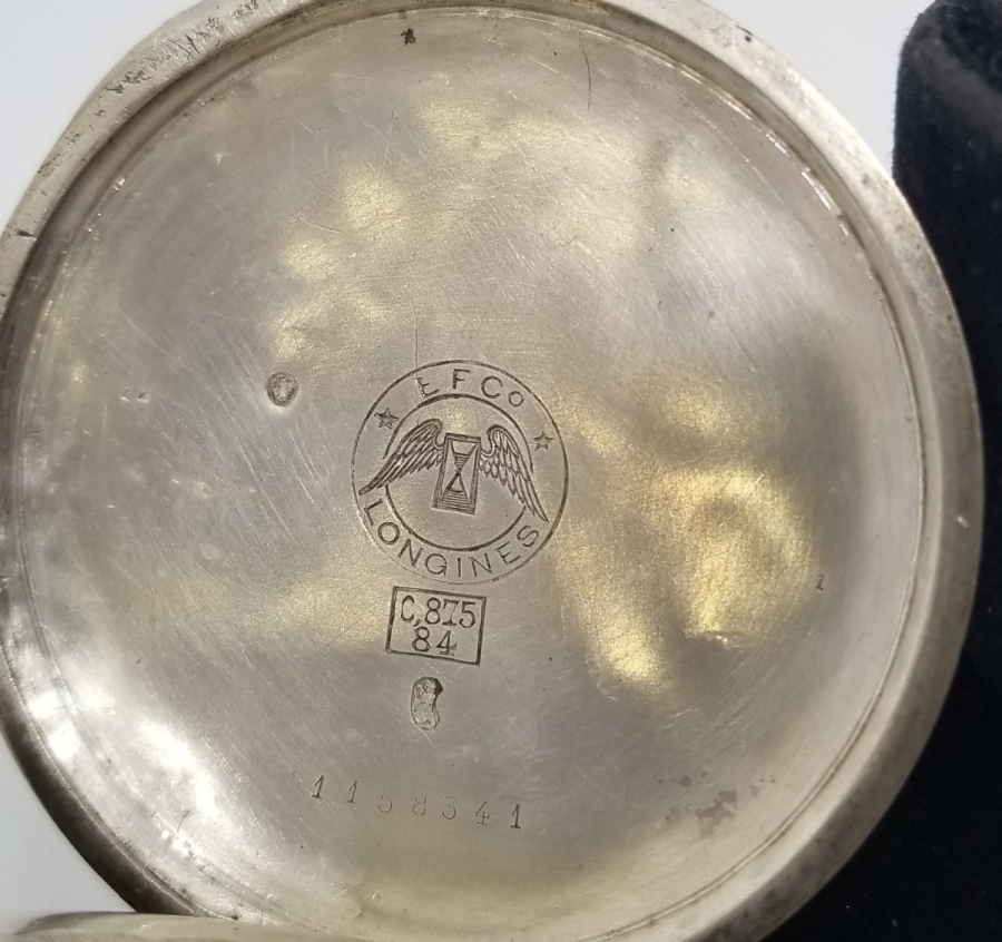 KADRANI ALTIN BEZELİ ÖZEL YAPIM AVCI KASA LONGINES CEP SAATİ