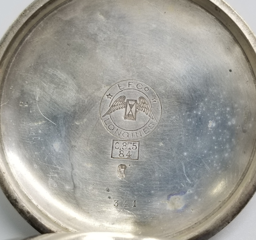 KADRANI ALTIN BEZELİ ÖZEL YAPIM AVCI KASA LONGINES CEP SAATİ