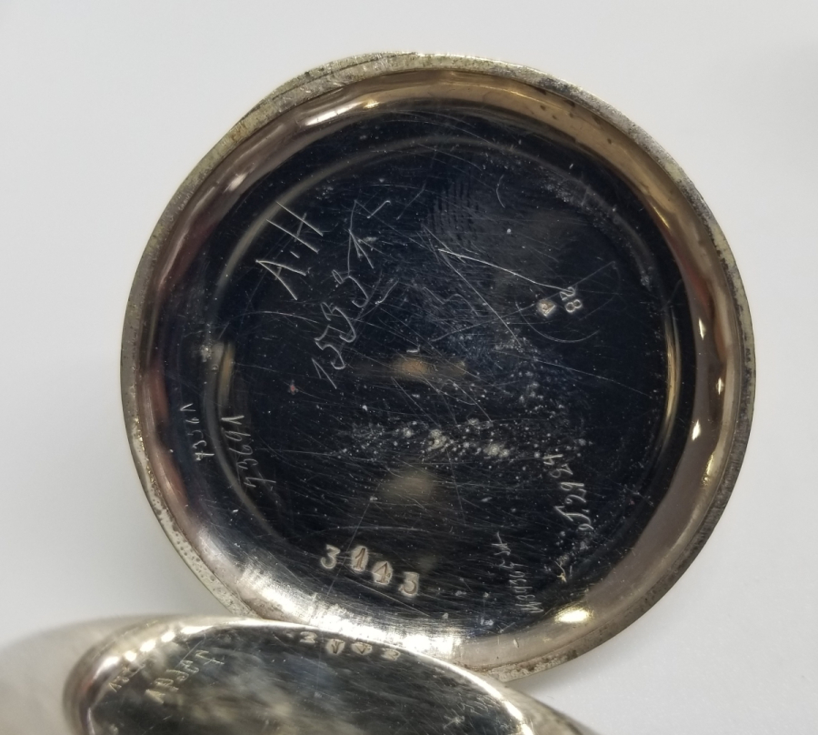 ARKA KAPAĞI AT FİGÜRLÜ ÇALIŞIR DURUMDA ANTİKA CEP SAATİ