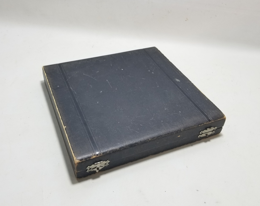 ANTİKA GÜMÜŞ ÇATAL BIÇAK SETİ KUTUSU