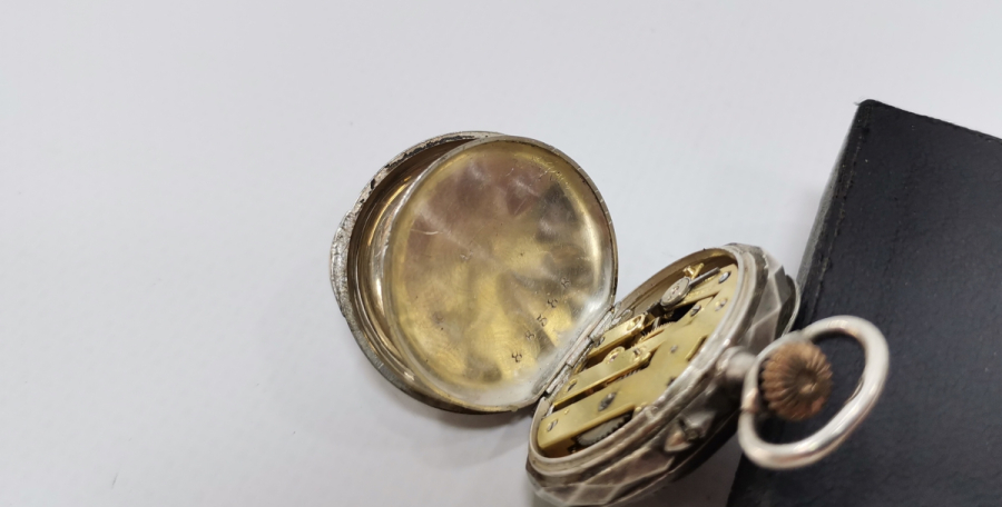 OSMANLI DÖNEMİ ÖZEL YAPIM GÜMÜŞ APARATIYLA KOL - CEP SAATİ