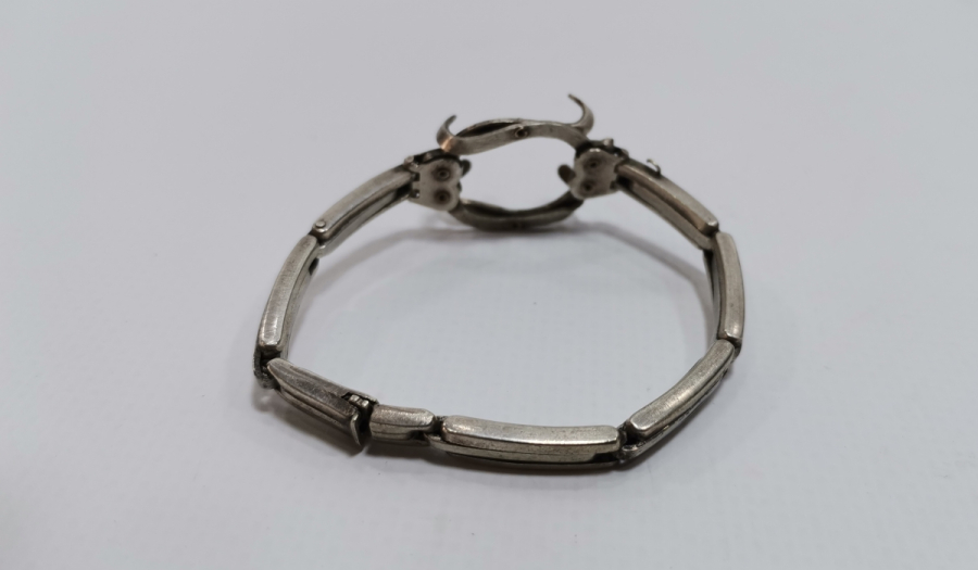 OSMANLI DÖNEMİ ÖZEL YAPIM GÜMÜŞ APARATIYLA KOL - CEP SAATİ