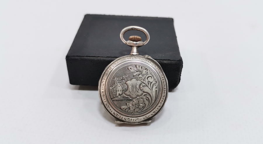 OSMANLI DÖNEMİ ÖZEL YAPIM GÜMÜŞ APARATIYLA KOL - CEP SAATİ