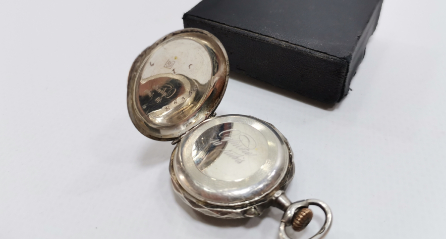 OSMANLI DÖNEMİ ÖZEL YAPIM GÜMÜŞ APARATIYLA KOL - CEP SAATİ