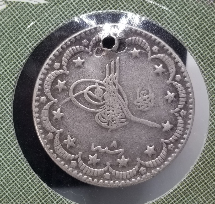 SULTAN MEHMET REŞAT HAN DÖNEMİ GÜMÜŞ 5 KURUŞ MECİDİYE