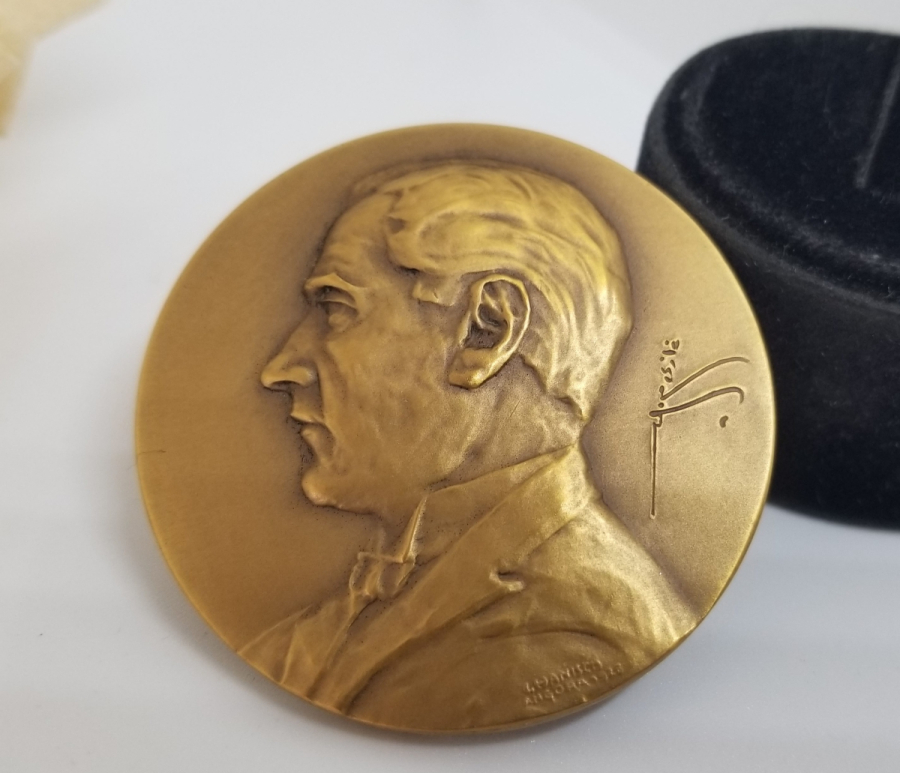 OSMANLICA GAZİ MUSTAFA KEMAL İMZALI BÜYÜK BOY ATATÜRK MADALYON