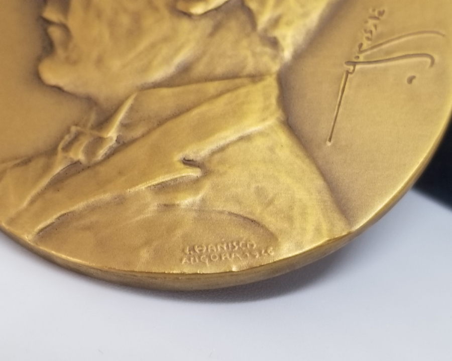 OSMANLICA GAZİ MUSTAFA KEMAL İMZALI BÜYÜK BOY ATATÜRK MADALYON