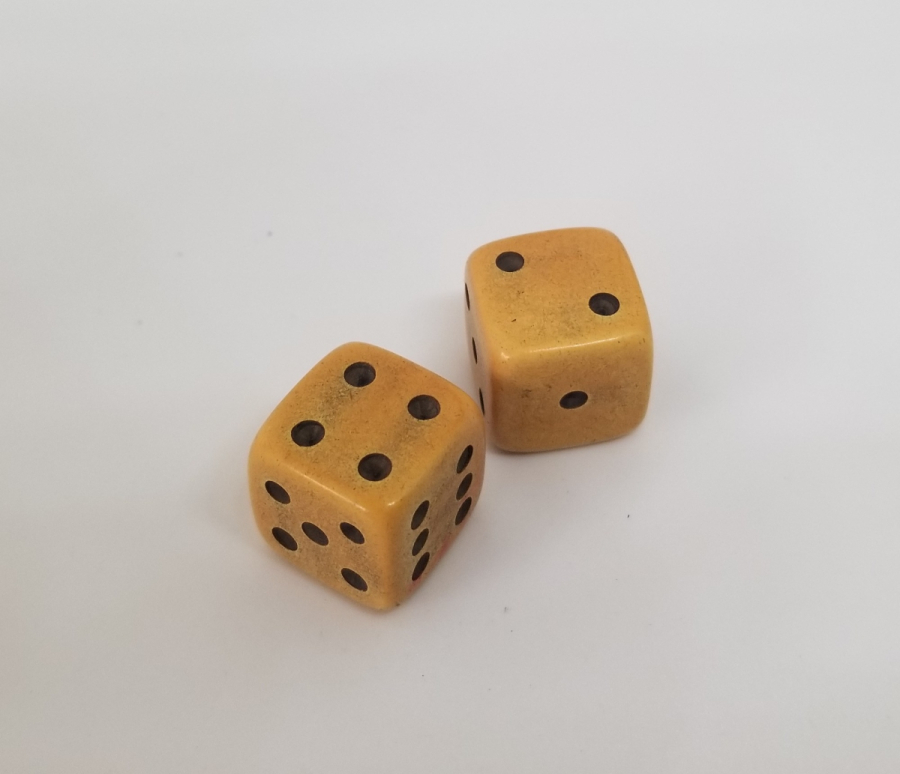 2 ADET ANTİKA KATALİN ZAR