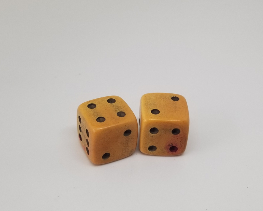 2 ADET ANTİKA KATALİN ZAR