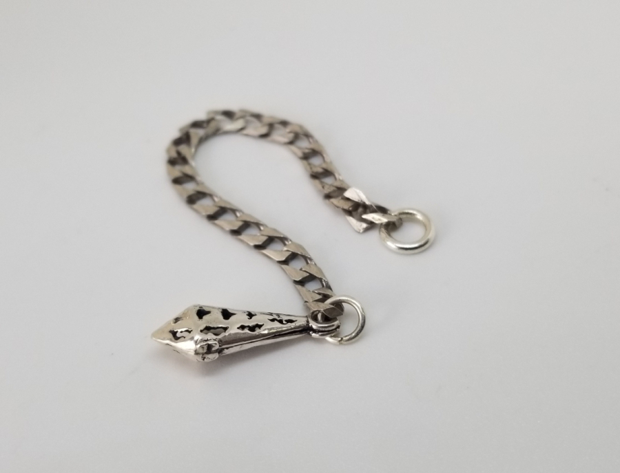 ÖZEL YAPIM GÜMÜŞ TESPİH PÜSKÜLÜ