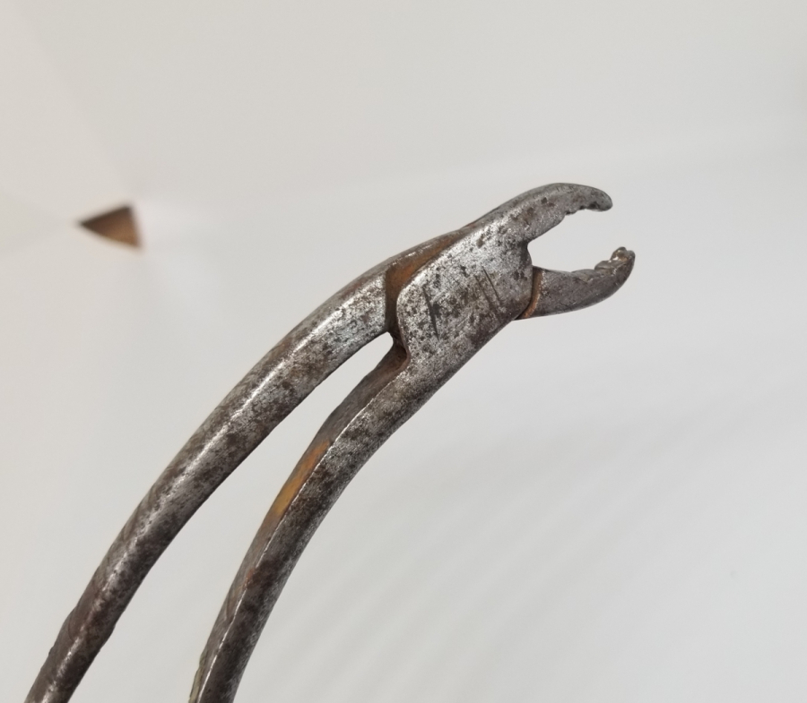 ÜZERİ HAYAT AĞACI FORMLU USTA DAMGALI OSMANLI DÖNEMİ EL YAPIMI DİŞÇİ PENSİ