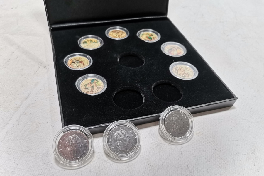 SİSTİNE ŞAPEL'İNİN 500 YILLIK FRENKSLERİ GÖRSELLİ GÜMÜŞ KAPLAMA HATIRA PARA LOTU