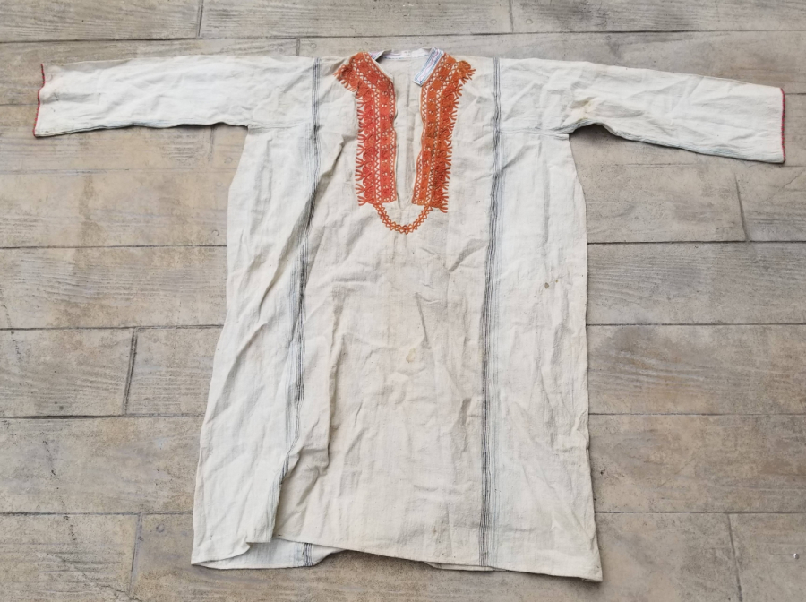 YAKASI İŞLEMELİ EL DOKUMA OSMANLI DÖNEMİ GELİN İÇLİĞİ