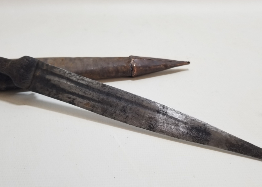 OSMANLI DÖNEMİ ORİJİNAL KININDA ÇERKES KAMASI