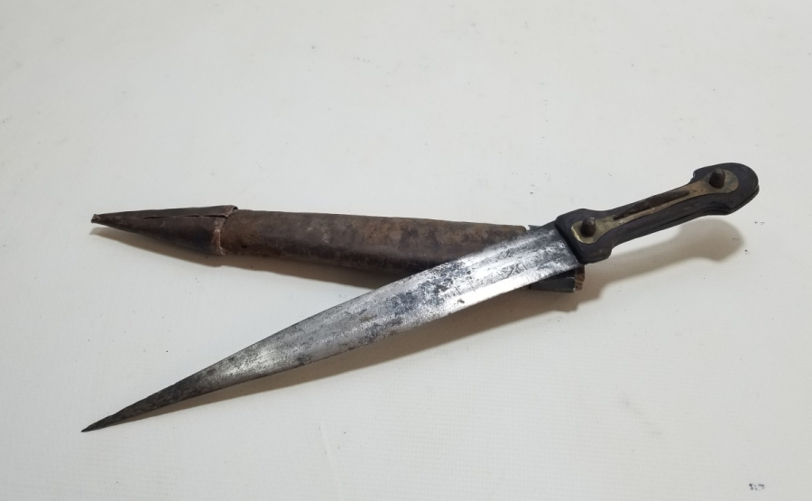 OSMANLI DÖNEMİ ORİJİNAL KININDA ÇERKES KAMASI